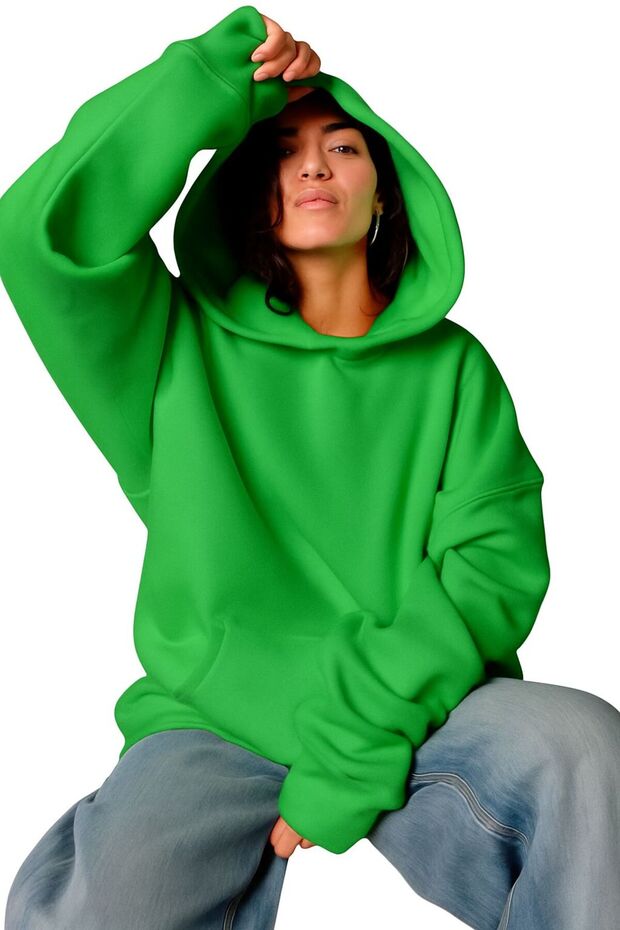 3-Ply Combed Cotton Unisex Hooded Sweatshirt