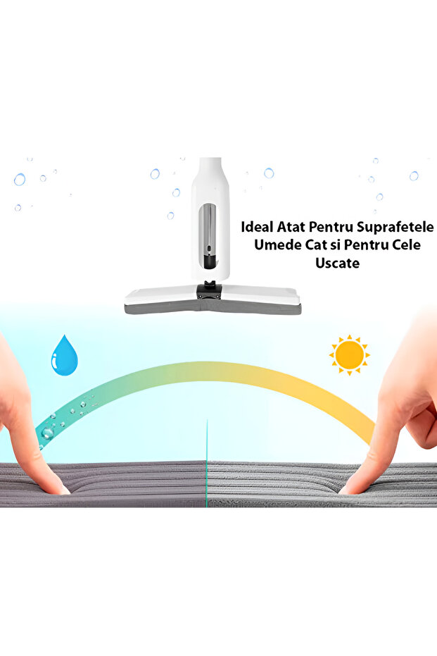 Modern Mop, Fast Automatic Wringing, Super Absorbent, Efficient Cleaning, Effortless, Ergo Design - 4