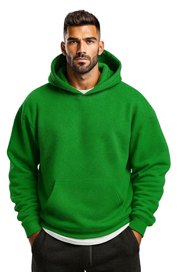 3-Ply Combed Cotton Unisex Hooded Sweatshirt