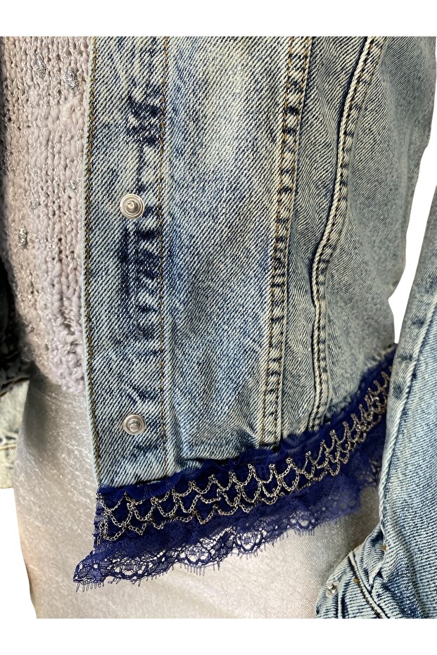 Tasarım denim ceket - 3