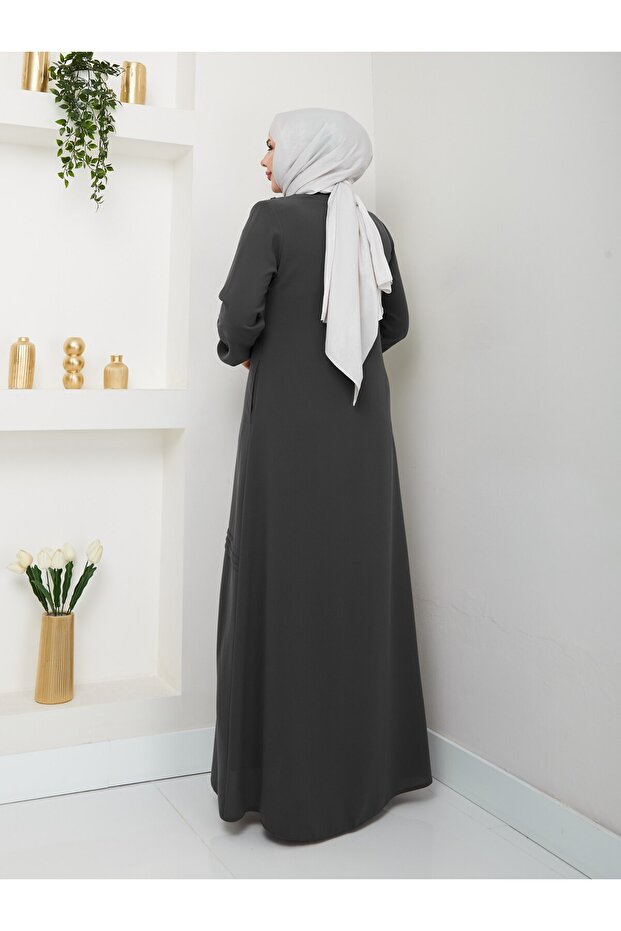 NERVÜL DETAYLI FERACE - 5