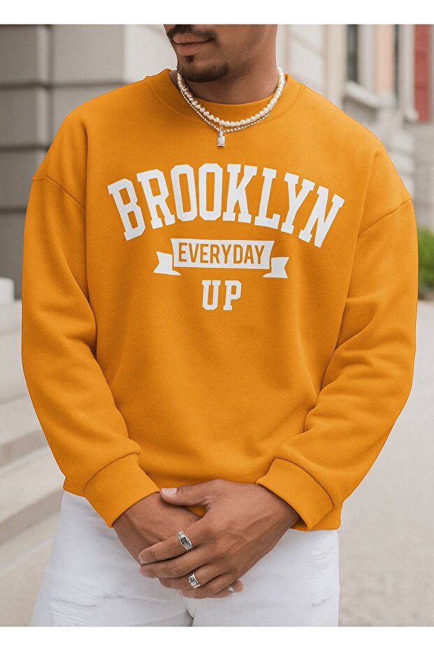 Brooklyn Printed Unisex Sweatshirt
