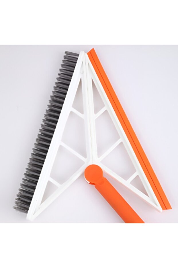 Flippy Multifunctional Mop, Orange, Silicone Squeegee, Telescopic Handle - 6