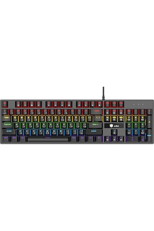 مجموعة ألعاب 3 في 1 من - لوحة مفاتيح ميكانيكية RGB (104 مفتاحًا بمفتاح أحمر) + ماوس احترافي ( - 2