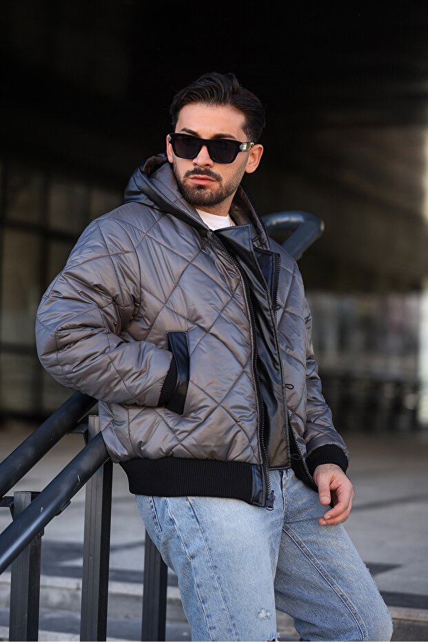 ERKEK ÇİFT TARAFLI DERİ MONT - 4