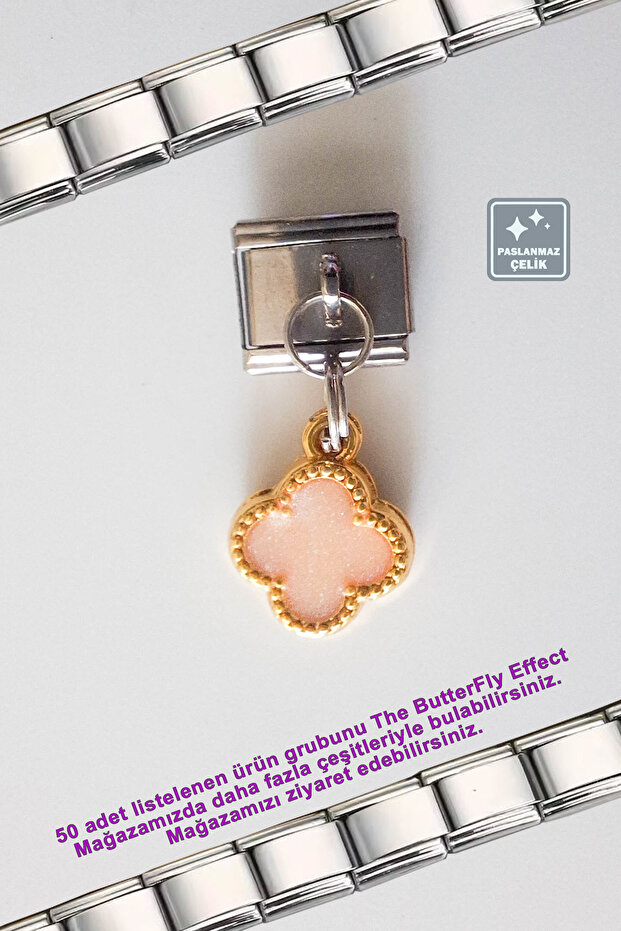 Italian Steel Bracelet - Single Charm