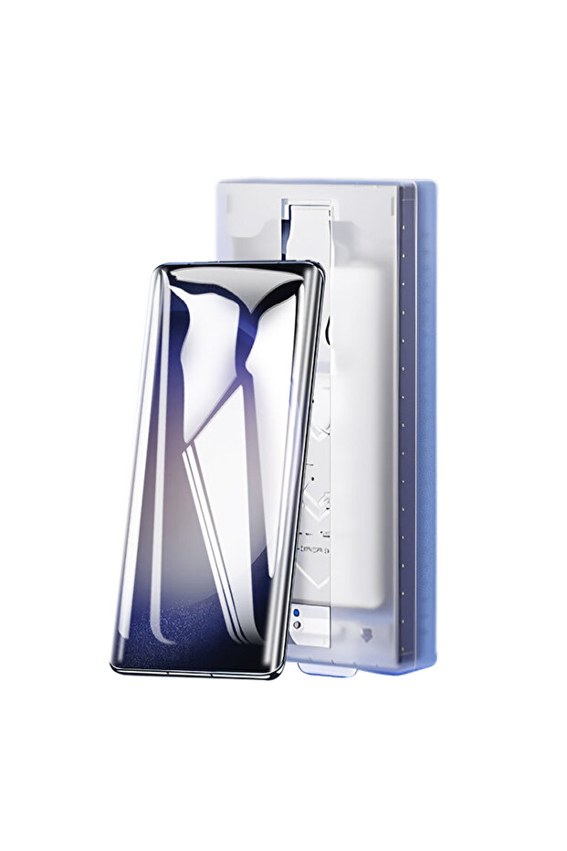 واقي شاشة سهل التركيب متوافق مع جهاز Galaxy S24 Ultra مع أداة التطبيق السهلة ECRZ
