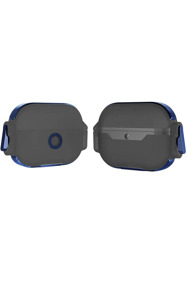حافظة Air-Pods Pro ECRZ Airbag 34 مقاومة للصدمات - أزرق