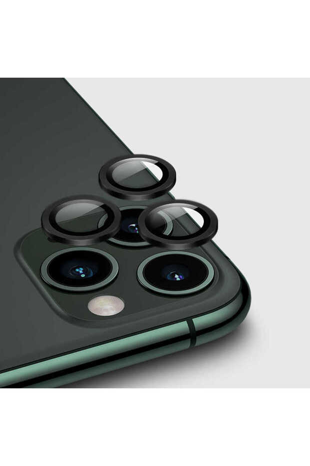 واقي كاميرا متوافق مع هاتف iPhone 12 Pro ECRZ CL-01 - أسود