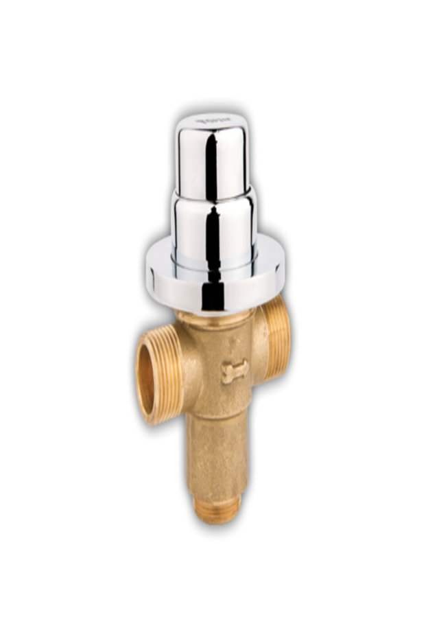 Time-Adjustable Recessed Urinal Faucet with Prinç Rozet (Prince Badge).