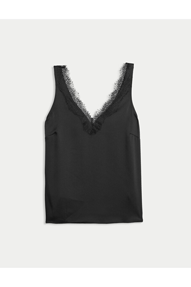 Dantel Detaylı Bluz - 5