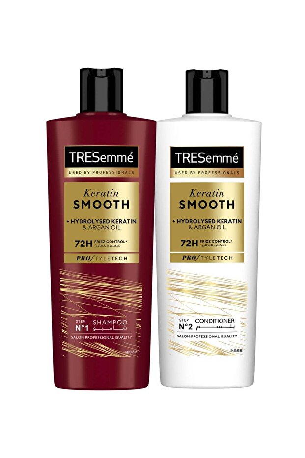 Pack Of 2 Shampoo Keratin And Conditioner 400+400ml