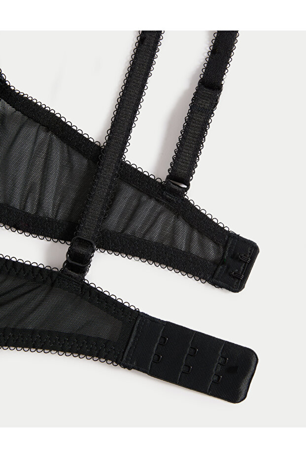 Dantelli Plunge Sütyen - 5