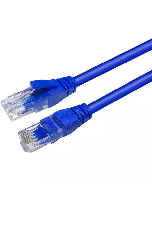 كابل شبكة محلية، Cat 6، كابل شبكة محلية 15 متر، أزرق - 1