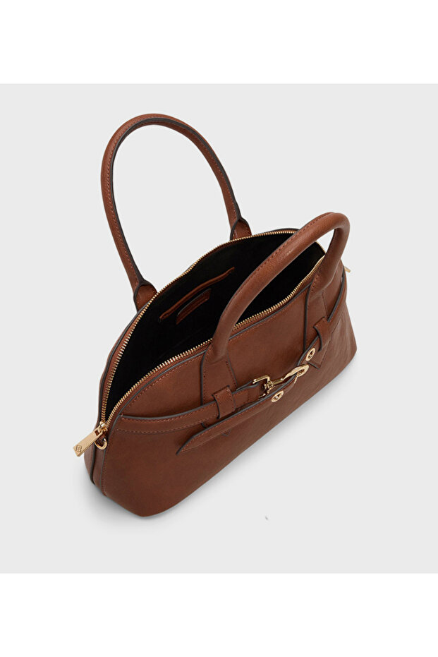 Ciiara Solid Zippered Satchel Bag - 3
