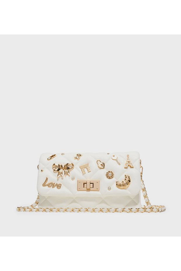 Kirstyn Quilted Flap Crossbody Bag