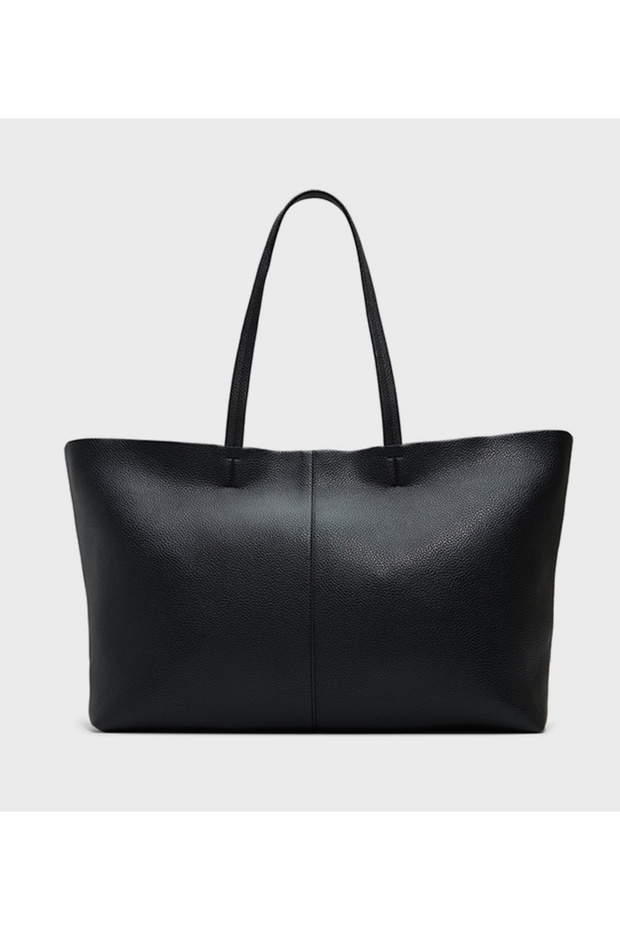 Paityn Textured Zippered Tote Bag - 1