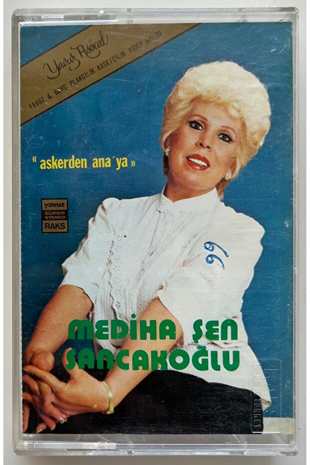Mediha Şen Sancakoğlu Askerden Ana'Ya Kaset (Original Period Paper Print Cassette)