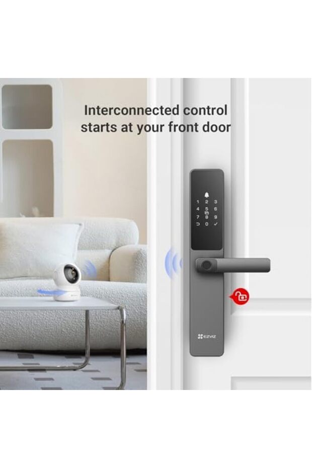 Smart Lock DL05, 7-in-1 Keyless Entry Door Lock, with Fingerprint Access – Secure Keyless En - 4