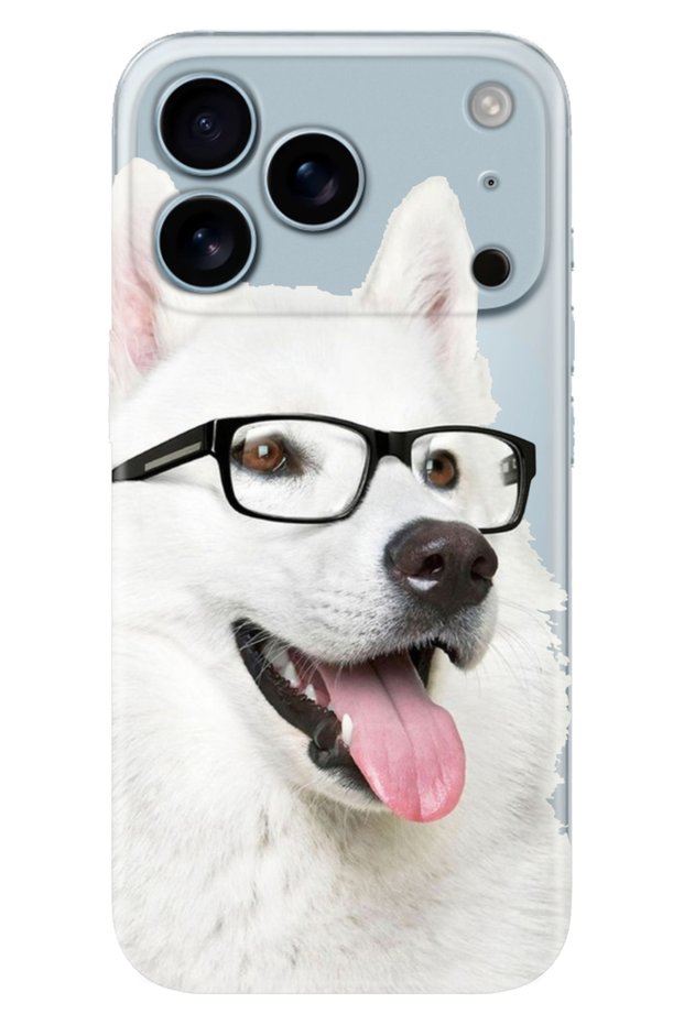 iPhone 17 Pro -18 Pro Protected Case Decorative Silicone Printed Cover Prof Dog