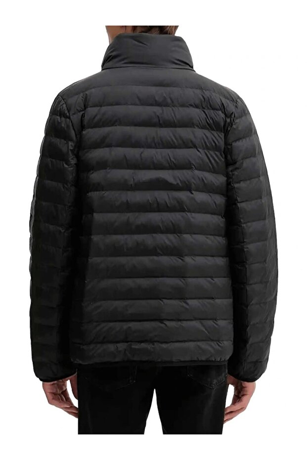 Uzun Kollu Hafif Naylon Kapitone Erkek Ceket LV04LC506G-UB1 - 3