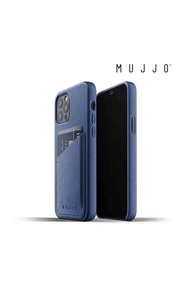 Full leather case for iPhone 12/12 Pro - Monaco Blue