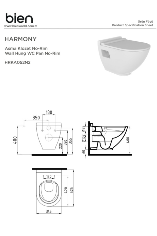 Harmony Asma klozet - 2