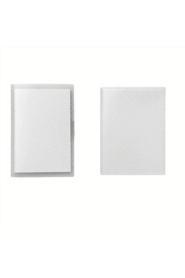 A5 notebook cover, geometric pattern, transparent, plastic, 24.5x18cm