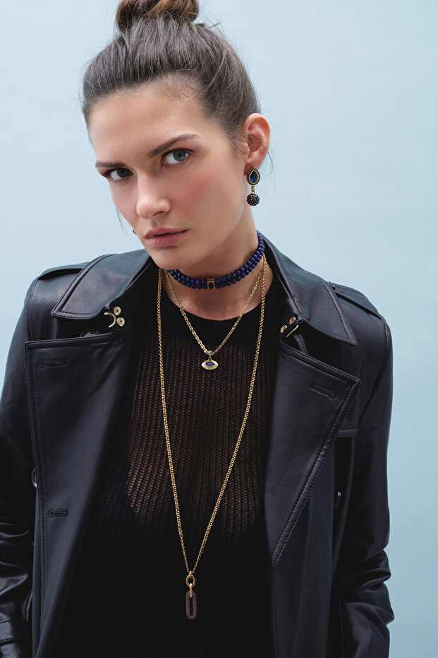 Earth Line Lapis Kolye - 4