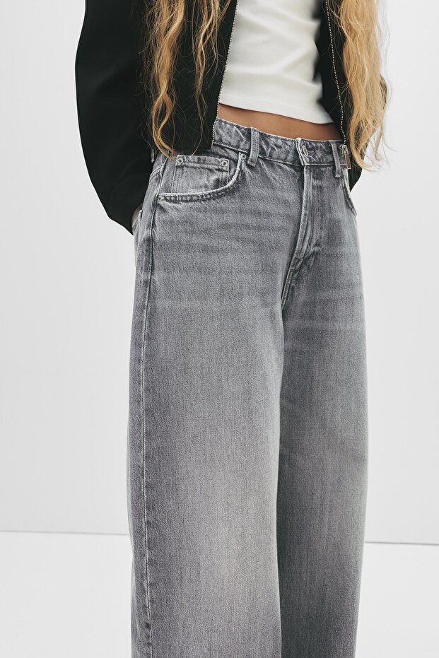 Orta bel bol kesim jean - 2