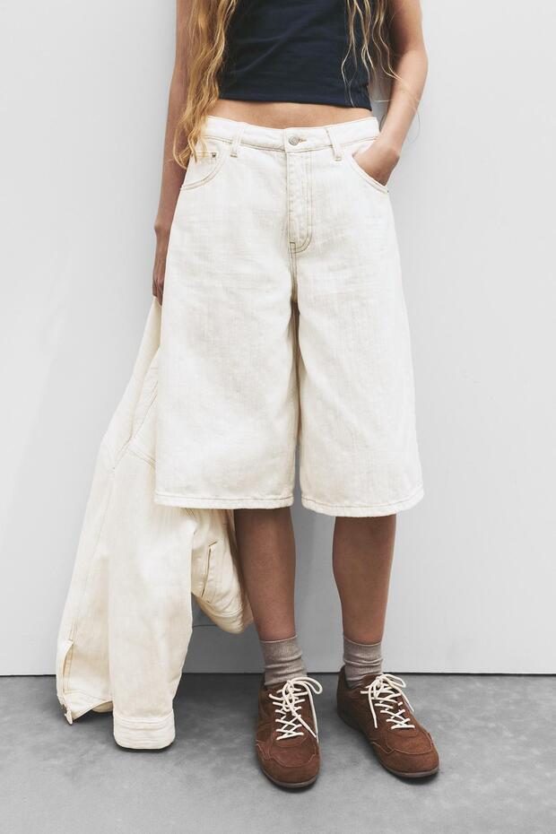 Doku detaylı beyaz jorts - 4