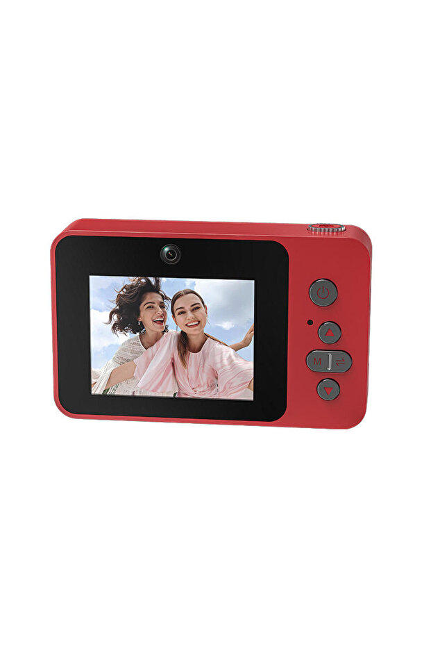 Digital Camera, 48MP, 2.4-inch LCD Display, 720p Video Recording, 10x Optical Zoom, Red
