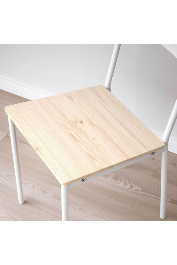 sandalye, beyaz-çam - 6