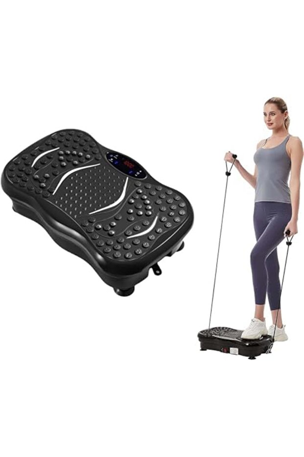 Vibration Fitness Exercise Machine for Home, Vibration Plate with Bluetooth Speaker and Program Mode