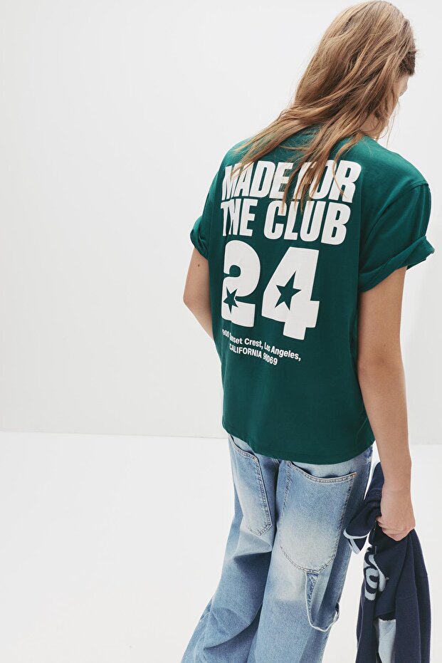 Club grafik tişört - 4