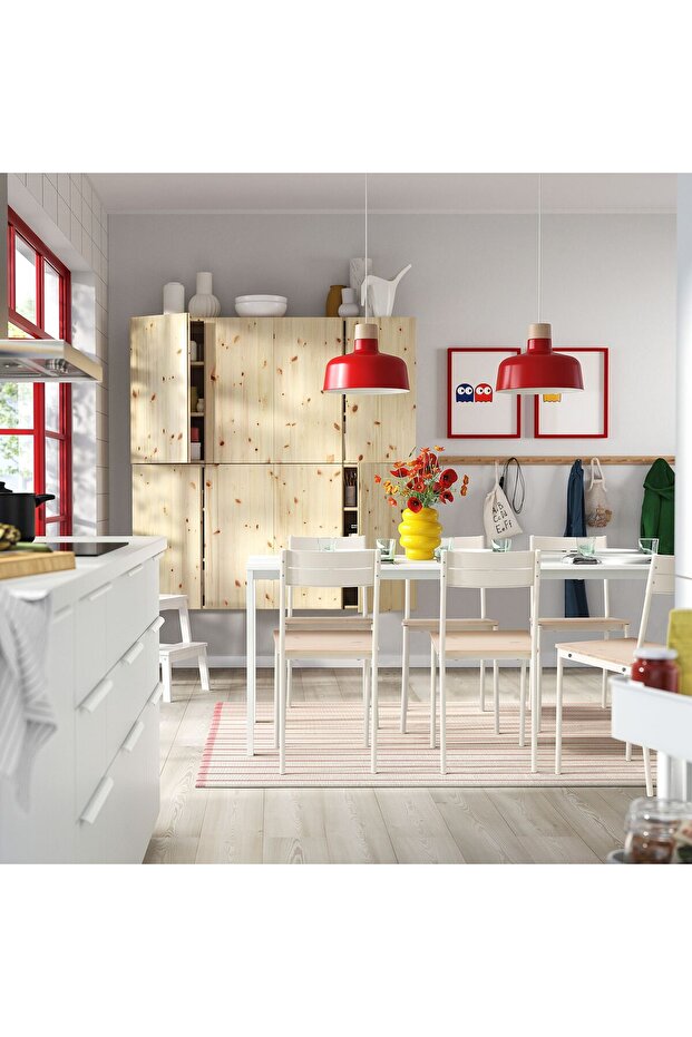 sandalye, beyaz-çam - 2