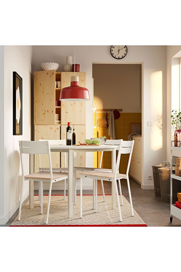 sandalye, beyaz-çam - 3