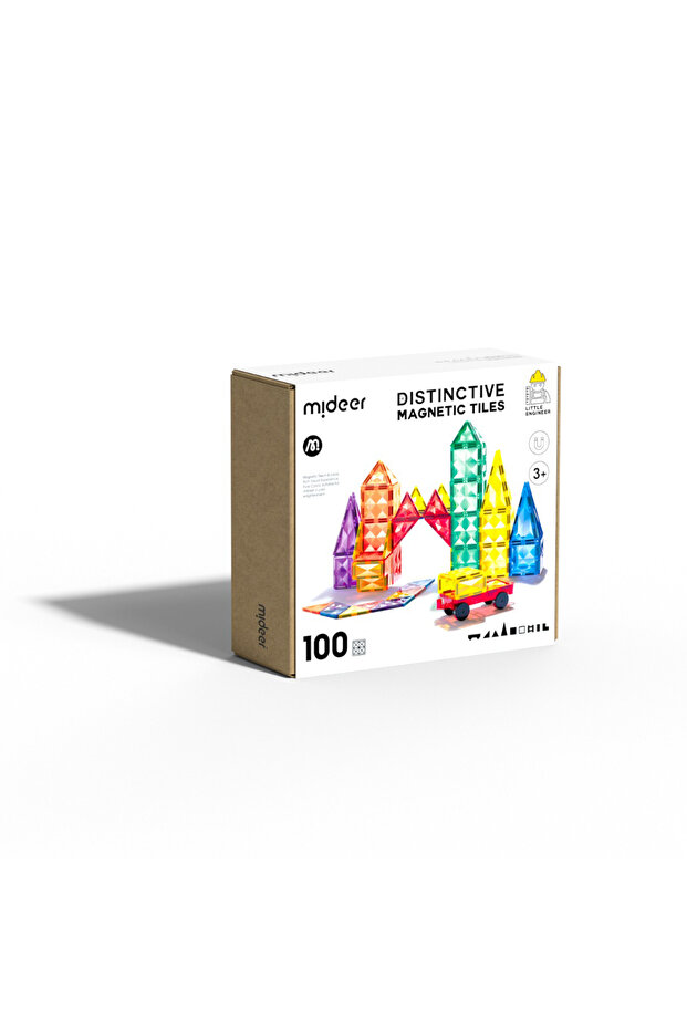 Distinctive Magnetic Tiles 100 pcs