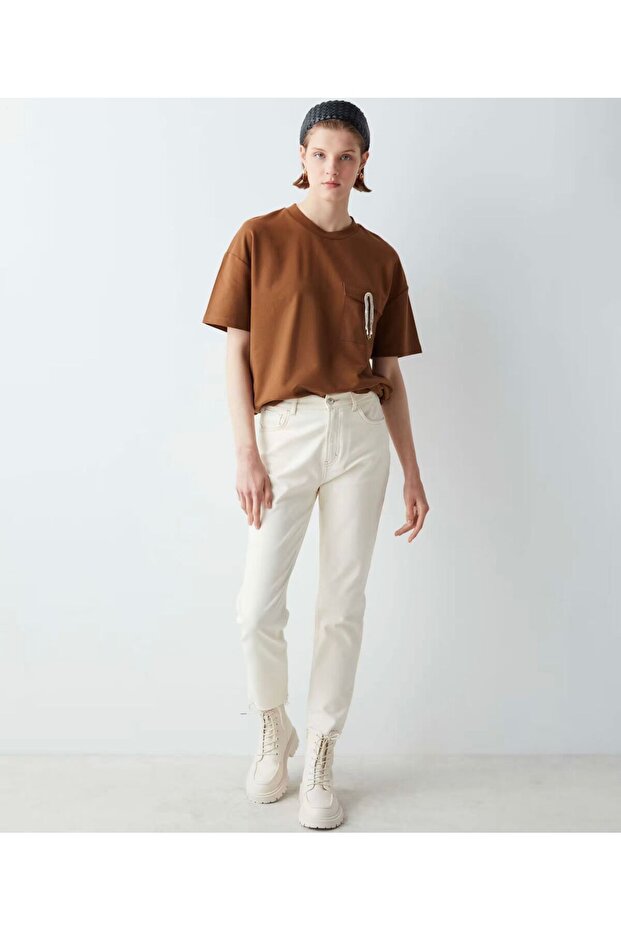 Women///New Season///Recovery/Recovery Effect///Lycra//Mom Jeans//Denim Pants