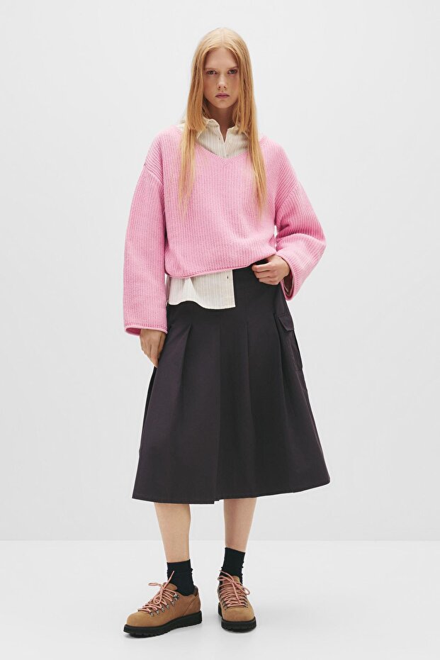 Şönil V yaka kazak - 3