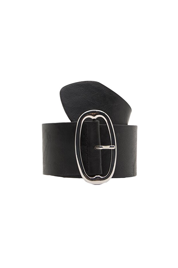 Suni deri geniş kemer - 4