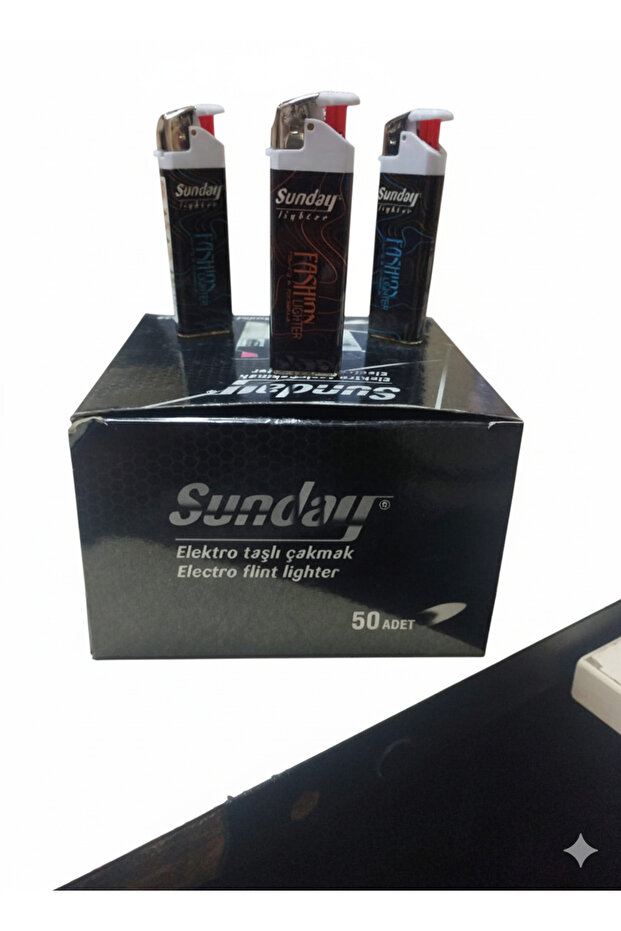 SUNDAY 50 Lİ ELEKTRONİK ÇAKMAK - 1