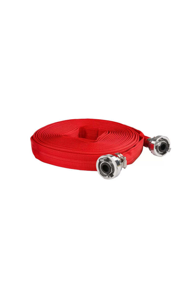 Fire Hose with Quick Connector, 1", 20 m, 8 bar, Red Technic RTWS0065 - 3