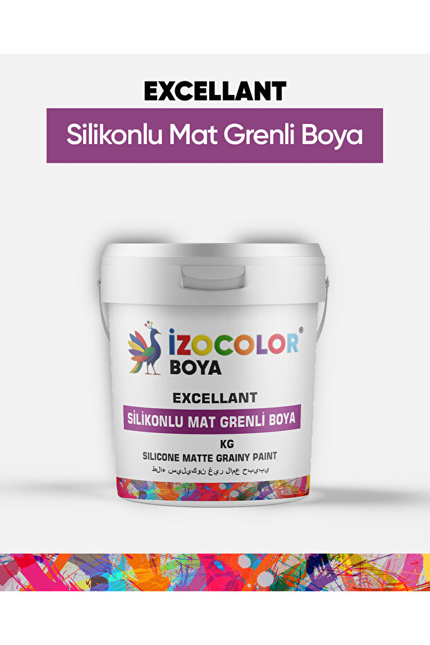 Excellant Silikonlu Mat Grenli Boya