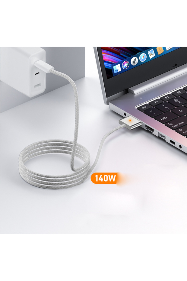 Apple Macbook USB-C - MagSafe 3 Hızlı Sarj Özellikli Sarj Aleti (2 Metre) - 4
