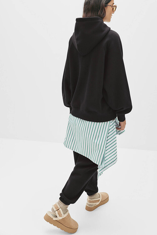 Oversize kapüşonlu sweatshirt - 2