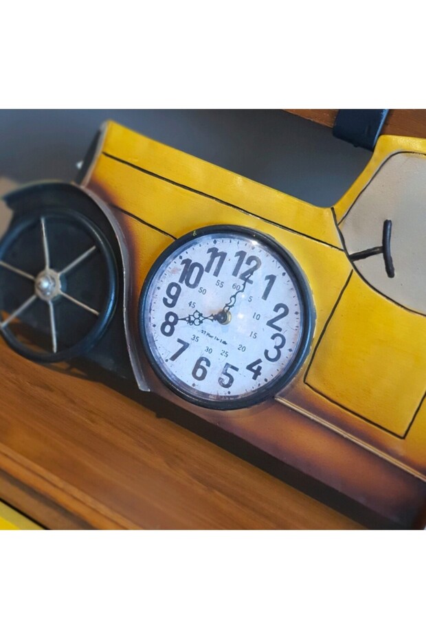 Cool Antik Araba Model Duvar Saati - 3