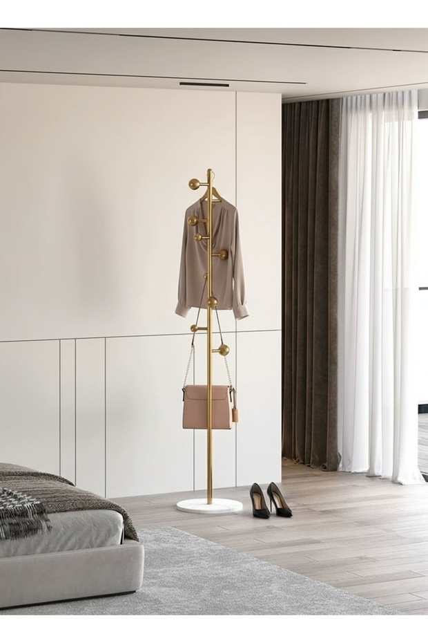 Clothes and coat hanger holder