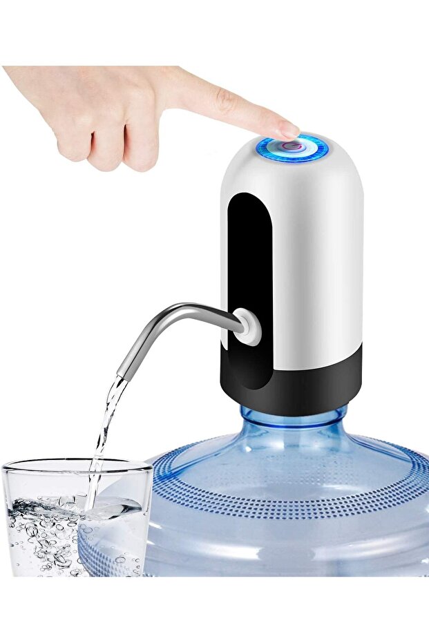 موزع مياه أوتوماتيكي مع مضخة مياه شرب أوتوماتيكية قابلة لإعادة الشحن عبر USB - 1