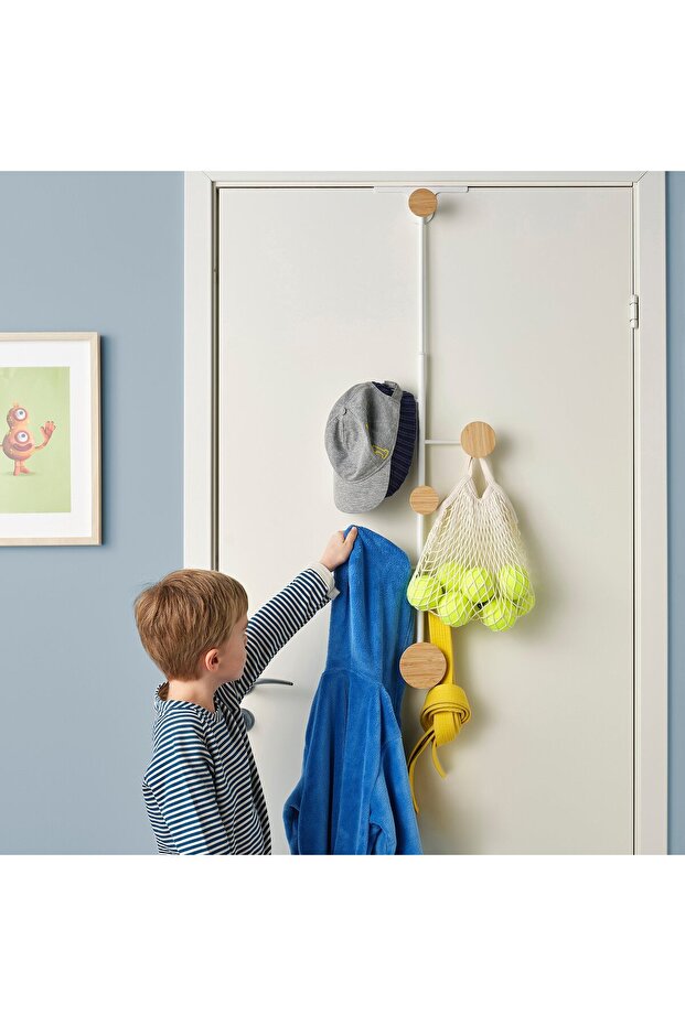 BÄRFIS علاقة للباب، قابلة للتعديل - 3